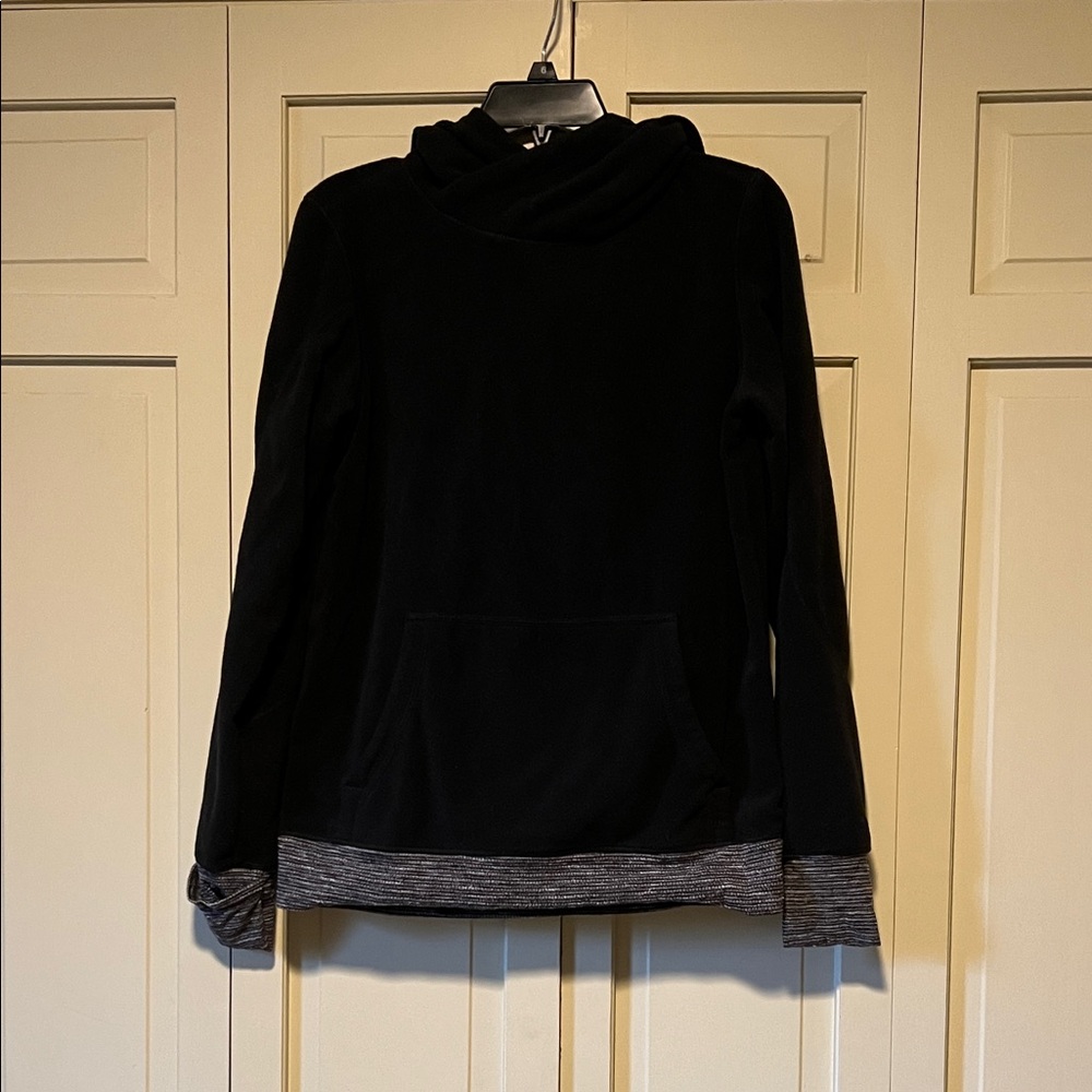 Lululemon Athletica Black Hoodie with Gray Accents
